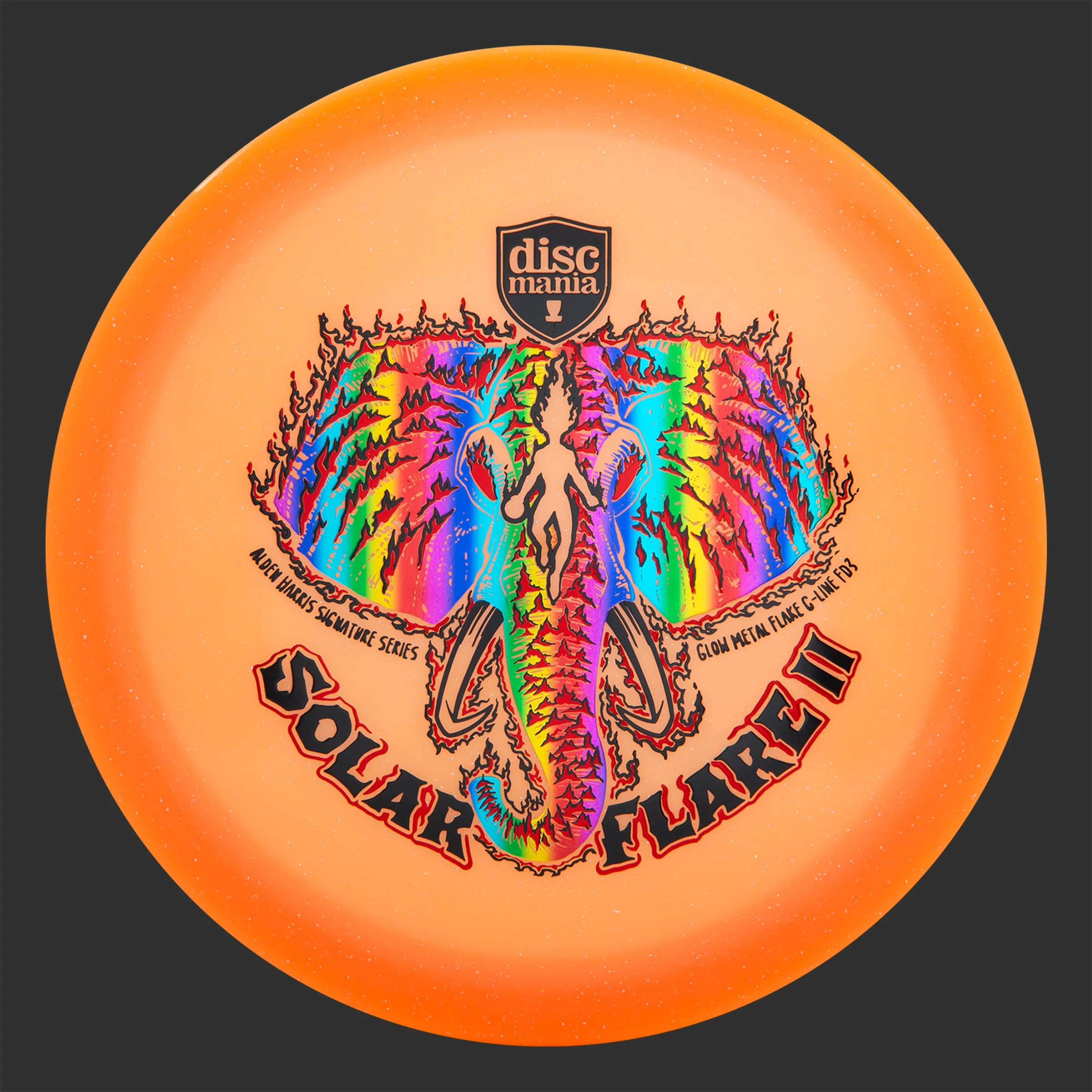 Solar Flare 2 - Alden Harris Signature Series Glow Metal Flake C-Line FD3 - Image 3